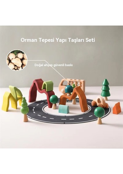 Çocukların Rainbow Dağları Binası Blok Toplantıs I Oyun Puzzle Baby Early Education Intelligence Development Oyunu (Yurt Dışından) fırsatları