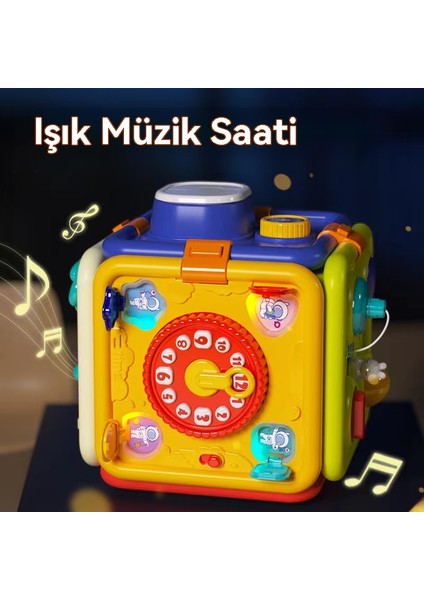 Montessori Yamaca Erken Eğitim Kutusu Hexahedral Radish Bebek Sesel Kağıt Kağıt Rengi Iyi Oyun (Yurt Dışından)