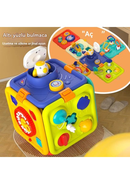 Montessori Yamaca Erken Eğitim Kutusu Hexahedral Radish Bebek Sesel Kağıt Kağıt Rengi Iyi Oyun (Yurt Dışından)