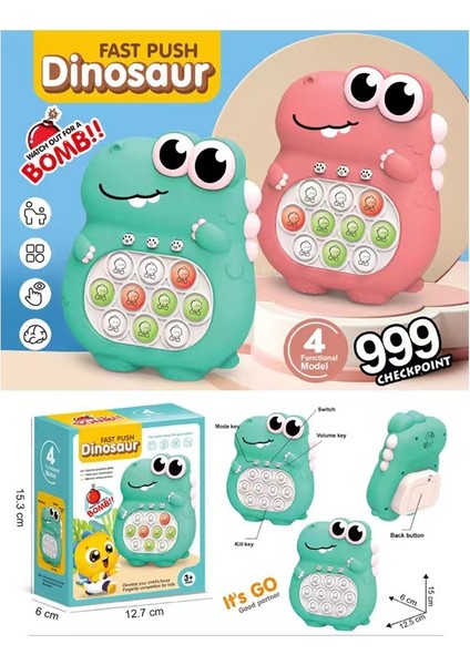 Çocuklar Için Yeni Hızlı Push Oyun Konsolu: Oynamak Için Basın, Toprak, Rodent, Pioneer, Disinfektant, Fun, Puzzle ve Stress Relief Oyunu (Yurt Dışından) indirimleri