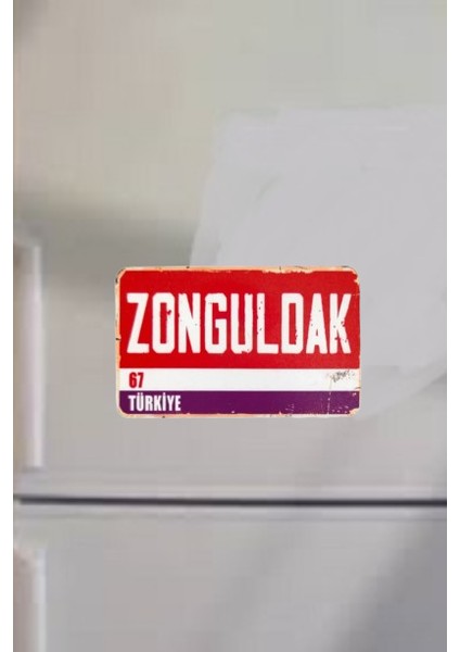 Zonguldak Şehir Temalı Buzdolabı Magneti