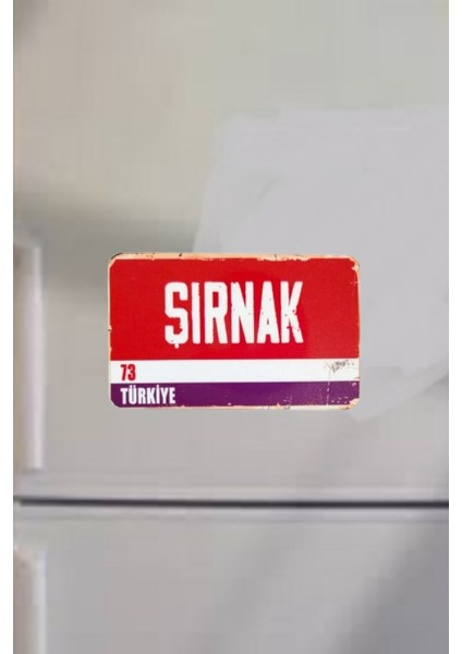 Şırnak Şehir Temalı Buzdolabı Magneti