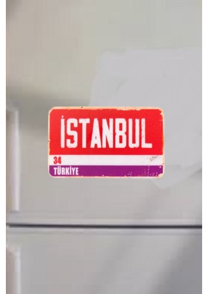 Istanbul Şehir Temalı Buzdolabı Magneti