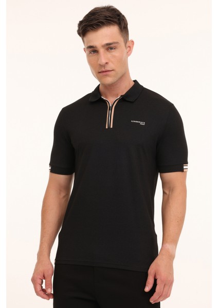 ml Franky 12BA-111 4pr Siyah Erkek Kısa Kol T-Shirt