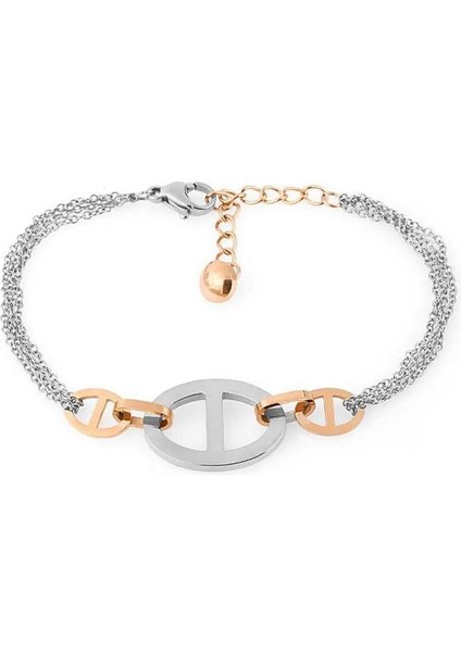 FRJ.3.3074.4 Minimal Metal-Rose Kadın Bileklik