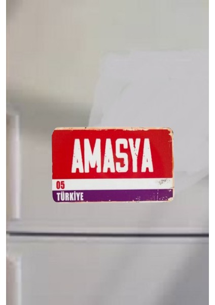 Amasya Şehir Temalı Buzdolabı Magneti