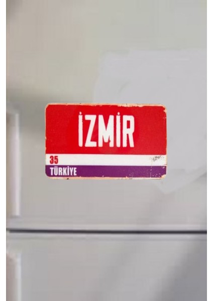 Izmir Şehir Temalı Buzdolabı Magneti