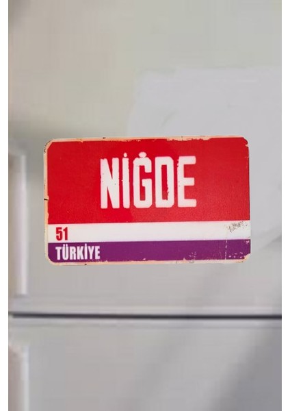Niğde Şehir Temalı Buzdolabı Magneti