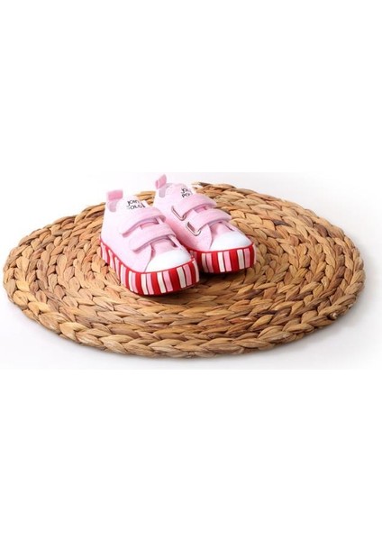 Papuçcity 02851 Çocuk Bebe Renkli Keten Konvers Ayakkabı fiyatları