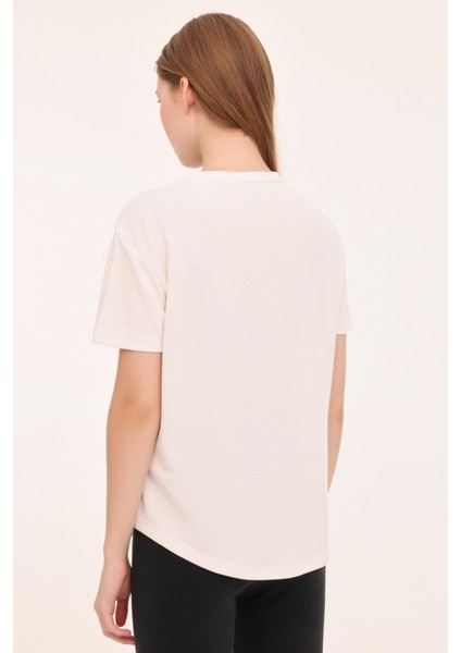 W-Nıcole T-Sh 4pr Ekru Kadın Kısa Kol T-Shirt fiyatları