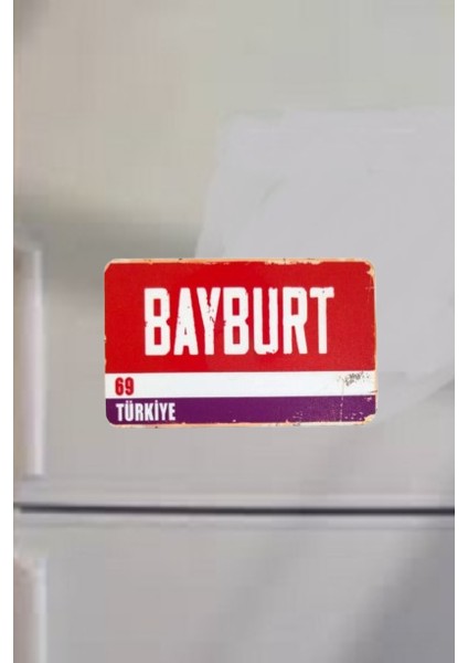 Bayburt Şehir Temalı Buzdolabı Magneti