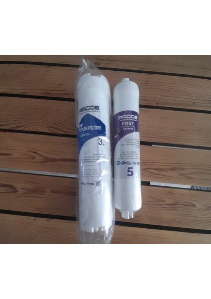 Kapalı Kasa Inline Full Yedek Filtre Seti 5 Li Set