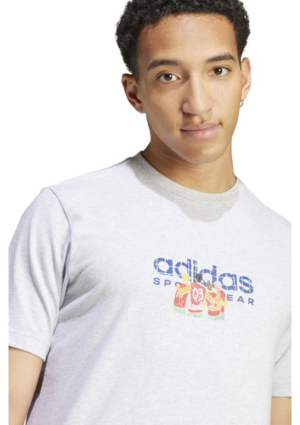 M Codes Spw L T Açık Gri Erkek Kısa Kol T-Shirt modelleri