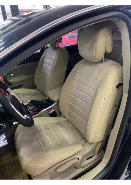 Renault Latitude-Arka Sırt 2+1 Arka Kolcaklı Taytüyü Deri Karışımı Özel Dikim
