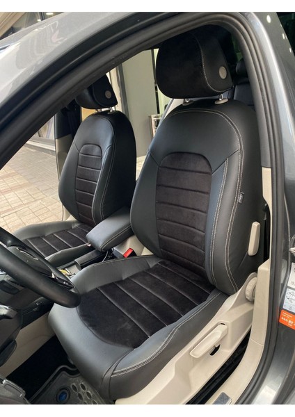 Volkswogen Golf 7 Confortline Highline Arka Sırt 2+1 Kolcaklı Taytüyü Deri Karışımı Özel Dikim