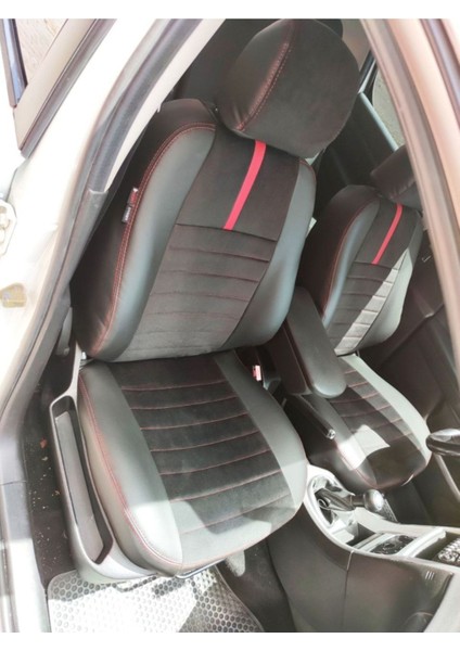 Peugeot 307 2001 2008 Arası Uyumlu Arka Sırt Arka Oturma 2+1 Oto Koltuk Kılıfı