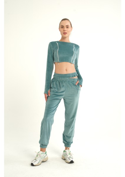 Zümrüt Kadife Eşofman Takımı indirimleri