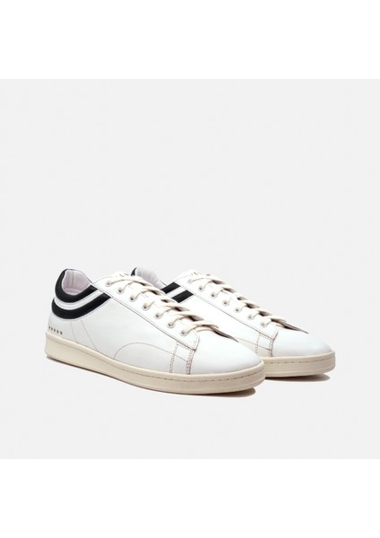 Erkek Sneaker FA001-01-001 Helms Sneakers Flying Ace White Black