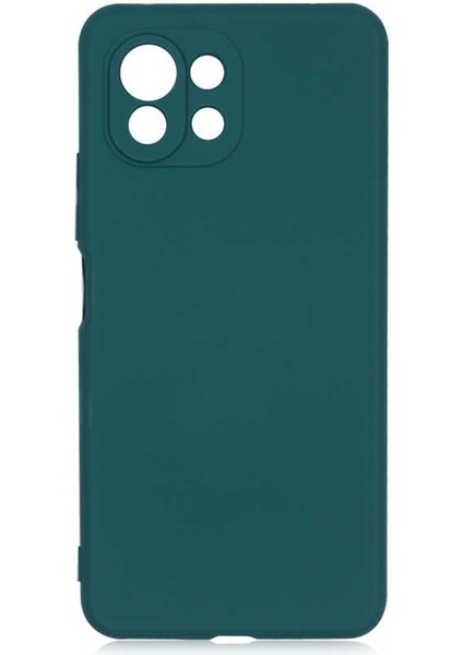 Xiaomi Mi 11 Lite Kılıf Mara Lansman Kapak - Koyu Yeşil