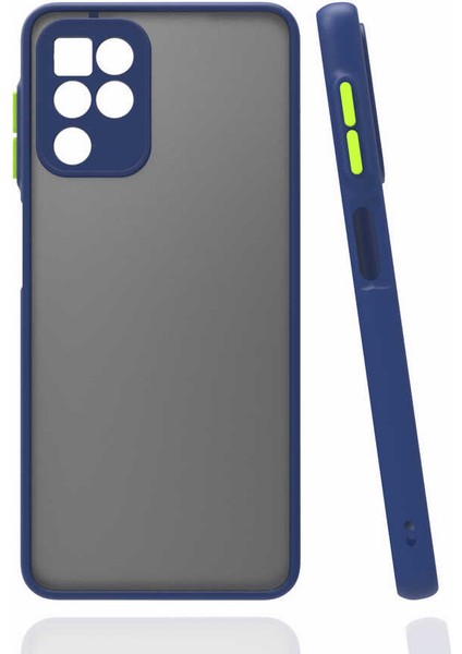 Samsung Galaxy M22 Kılıf Hux Kapak - Lacivert