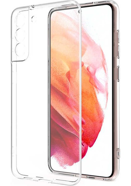 Samsung Galaxy S23 Plus Kılıf Kamera Korumalı Süper Silikon Kapak - Renksiz