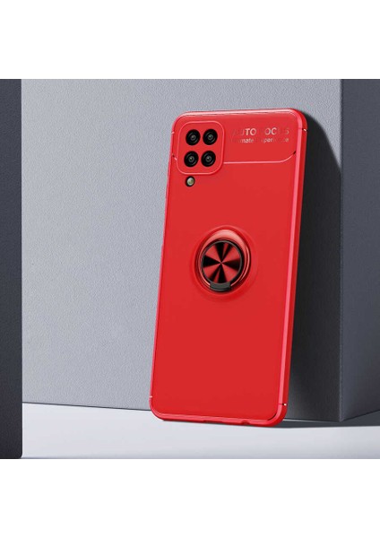 Samsung Galaxy A12 Kılıf Ravel Silikon Kapak - Kırmızı