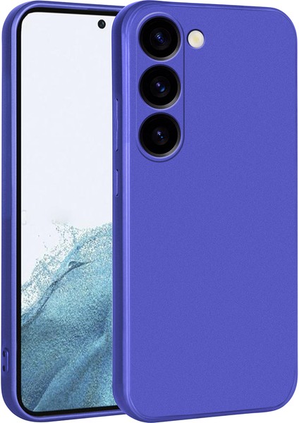 Samsung Galaxy S23 Plus Kılıf Premier Silikon Kapak - Saks Mavi