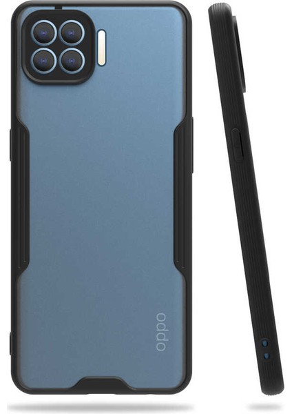 Oppo Reno 4 Lite Kılıf Parfe Kapak - Siyah