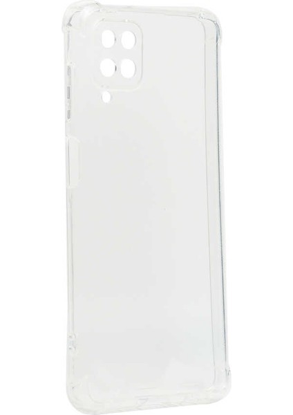 Samsung Galaxy A12 Kılıf Kamera Korumalı Nitro Anti Shock Silikon - Renksiz