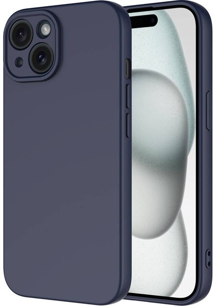 Apple iPhone 15 Plus Kılıf Mara Lansman Kapak - Lacivert