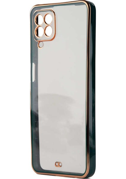 Samsung Galaxy A12 Kılıf Voit Clear Kapak - Yeşil