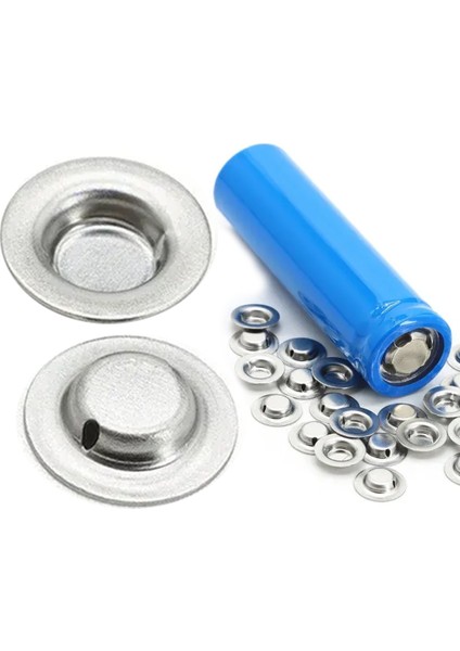 18650 Lityum Pil 9.5x6.0x2.0x0.3mm Pozitif Kutup Ucu (50Lİ Paket)