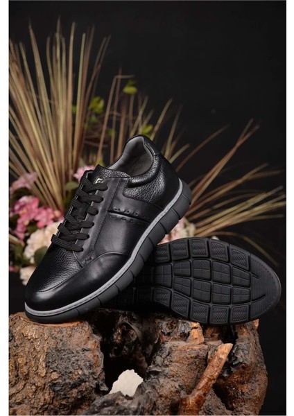 Pierre Cardin 336044 Deri Erkek Casual Ayakkabı Siyah 44
