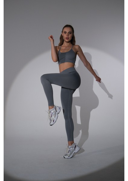 Seamless/Dikişsiz 2'li Premium Set (Tayt-Bra)