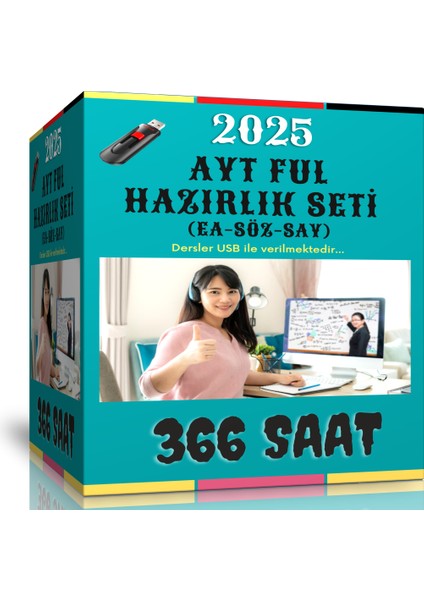 2025 AYT Ful Hazırlık Görüntülü Eğitim Seti