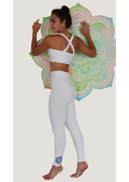 Yoga Taytı Namaste Nakışlı fırsatları