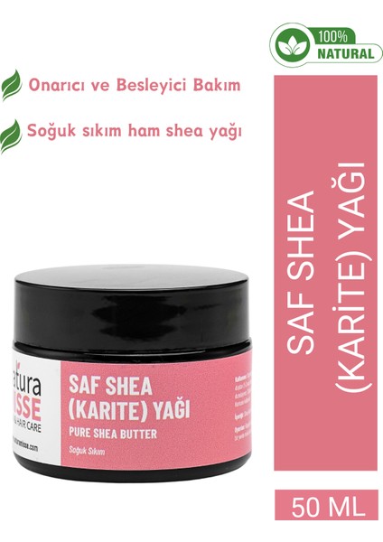 Shea (Karite) Yağı 50 Ml %100 Saf Doğal Soğuk Sıkım Shea Yağı