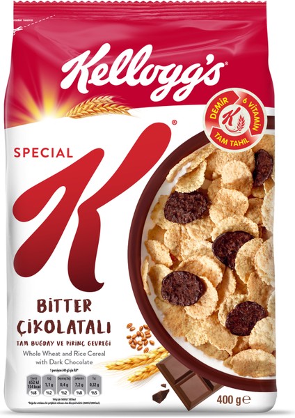 4lü Special K Paketi,çikolatalı,kırmızı Meyveli,gurme ve Sade Kahvaltılık Gevrek