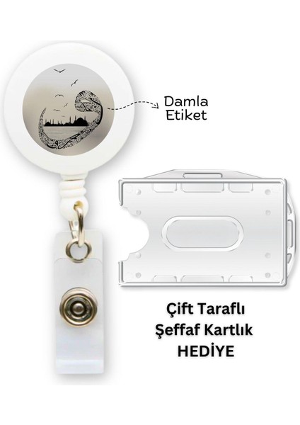 Vav Istanbul Yoyo Yaka Kartlığı Yatay Dikey Kart Koruyucu