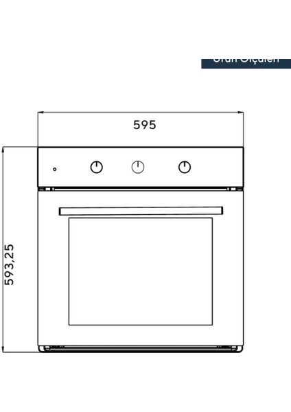 Ankastre 3 Lü Set Antrasit ( 835 Kumandalı Davlumbaz+ Ko Ankastre Ocak + BS66 Ankastre Fırın)