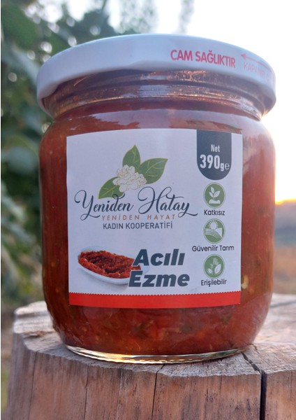 Yeniden Hatay Kadın Kooperatifi Acılı Ezme 390 gr