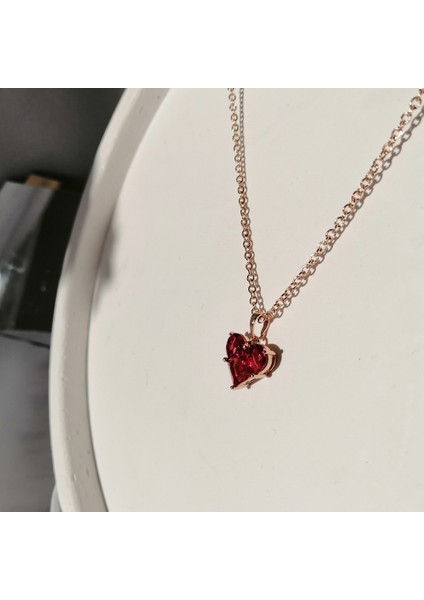 Kadın Vip Çelik Gold Kalp Kolye 50CM fiyatları