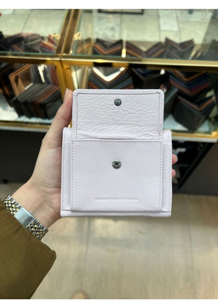 Pudra Grande Hakiki Deri Kadın Cüzdan (2633) modelleri