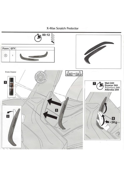 Xmax Ironmax Techmax 250/3002018-2022 Grenaj Çizik Darbe Emici Koruma Pad fırsatları