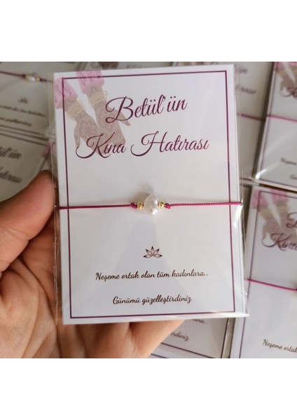 Kişiye Özel Kart Tasarımlı Inci Bileklik Hediyeliği (Söz,nişan,düğün,nikah,doğum,doğumgünü,bekarlığa Veda..) 50 Adet fiyatları