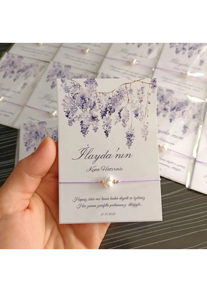 Kişiye Özel Kart Tasarımlı Inci Bileklik Hediyeliği (Söz,nişan,düğün,nikah,doğum,doğumgünü,bekarlığa Veda..) 50 Adet fiyatları