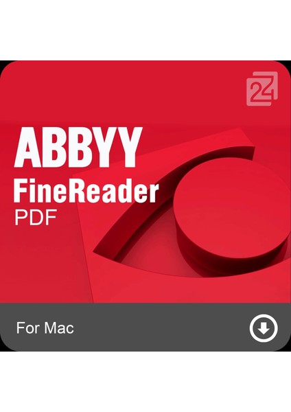 Finereader Pdf (Mac) - 1 Mac Kullanıcı Lifetime/ömür Boyu Abonelik Kodu