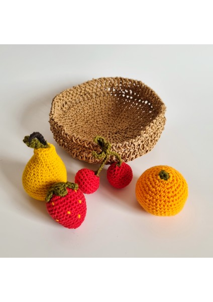 Meyve & Sebze Sepeti - 15 Parça Amigurumi Oyuncak indirimleri