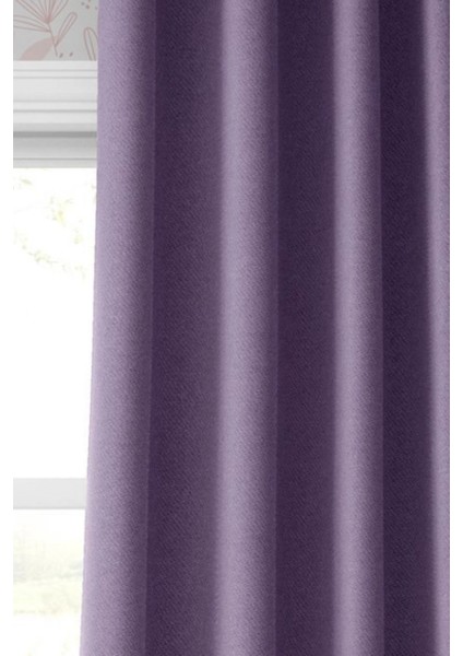 Lila Blackout Karartma Güneşlik Perde modelleri