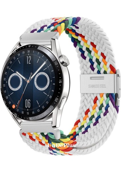 Huawei Watch GT GT2 GT3 GT4 GT5 42mm/Honor Magic 2 Kordon Metal Klipsli Flexi Örgü
